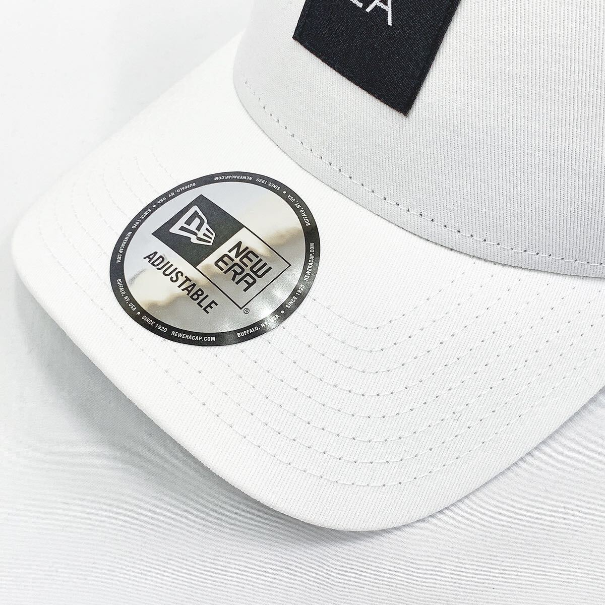 未使用保管品 NEW ERA ニューエラ キャップ 帽子 白 ホワイト LA メンズ レディース 05-0310☆_画像3