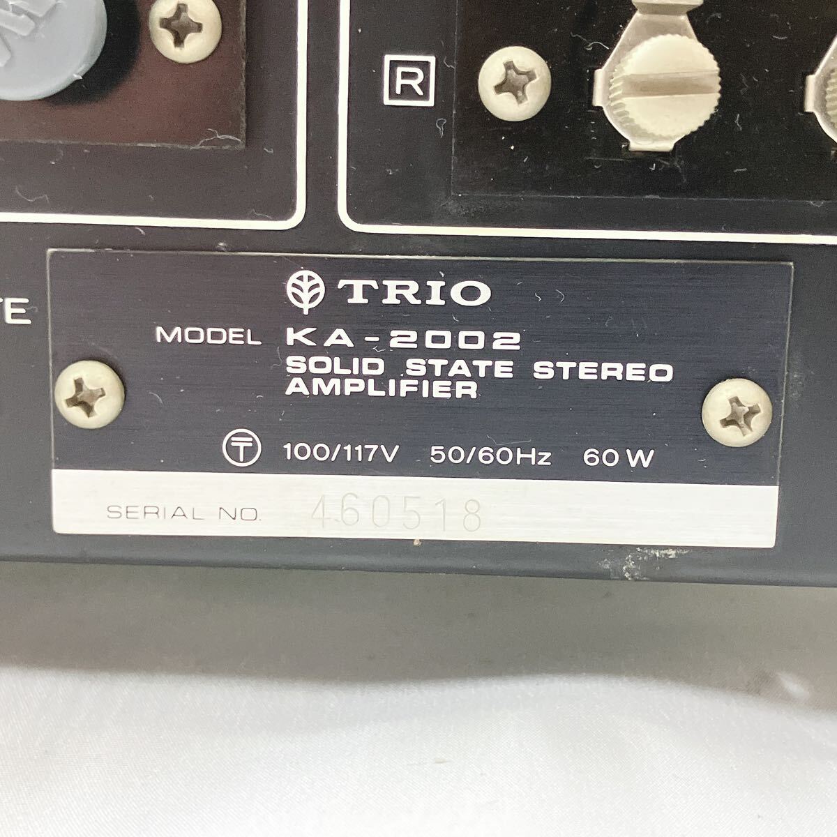 TRIO トリオ プリメインアンプ KA-2002 オーディオ機器 01-0310_画像8