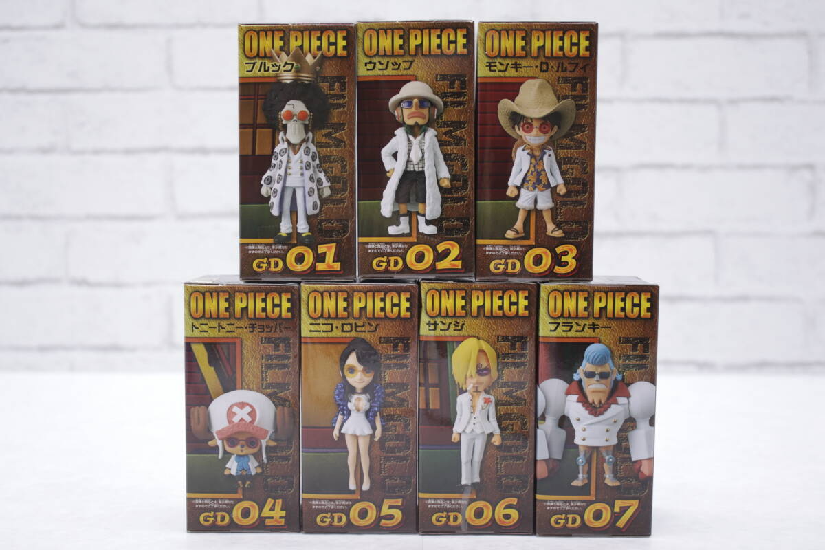 211【未開封】【1円～】ワンピース ONE PIECE ワールドコレクタブルフィギュア FILM GOLD Vol.1 全種類セット ルフィ チョッパー サンジ_画像2