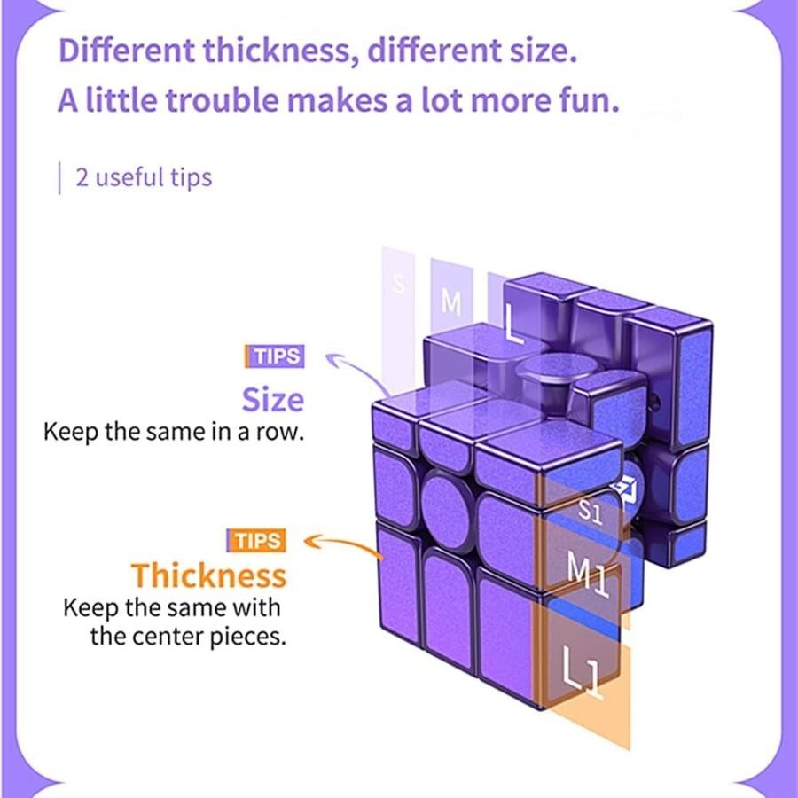 GANCUBE Mirror M mirror M Rubik's Cube gancube 3x3x3 Cube Stickerless recommendation smooth [ regular store ]