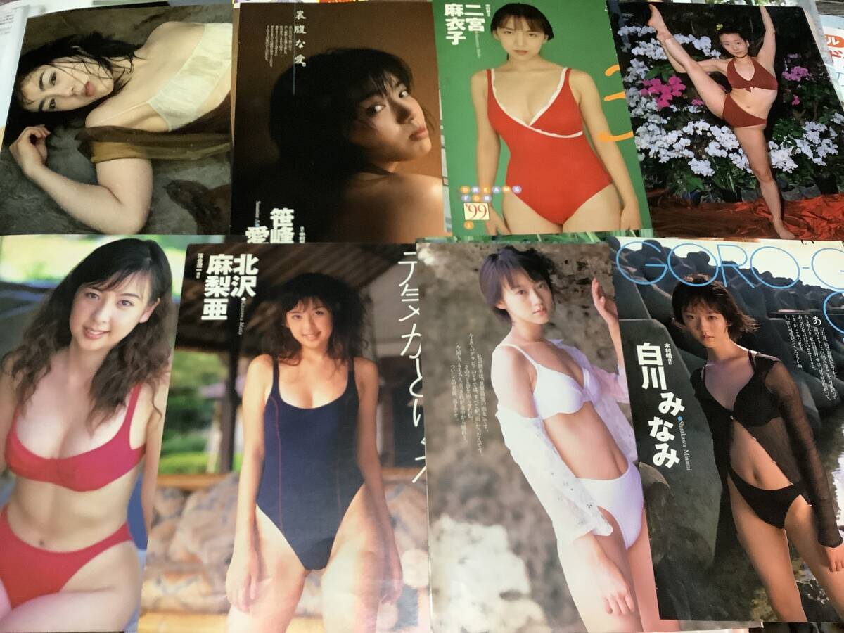 D 1 グラビア　女優　水着　ヌード　無名　ほか　切り抜き　約400ページ_画像6