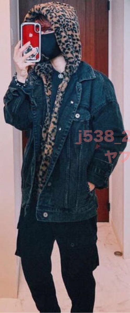 美品 武瑠 ZARA MAN ヒョウ柄 デニム ジャケット メンズ 美品 武瑠 ZARA MAN ヒョウ柄 デニム ジャケット メンズ