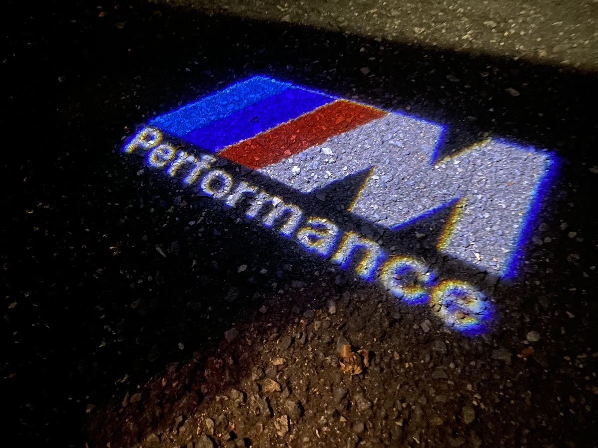 【送料無料】アルミ製 BMW M Performans Mスポーツドアウェルカムライト 2個_画像9