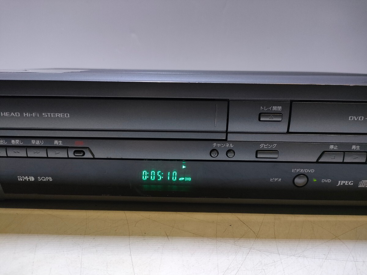 E223(中古現状、消毒除菌済 、即発送)DX BROADTEC ビデオ一体型DVDレコーダー DXR160V B-CAS付き 2013年製の画像3
