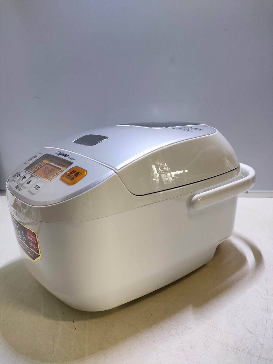 E244(中古現状、消毒除菌済 、即発送）象印 ZOJIRUSHI マイコン炊飯器 NL-DS10型 21年製(電源付き)の画像7