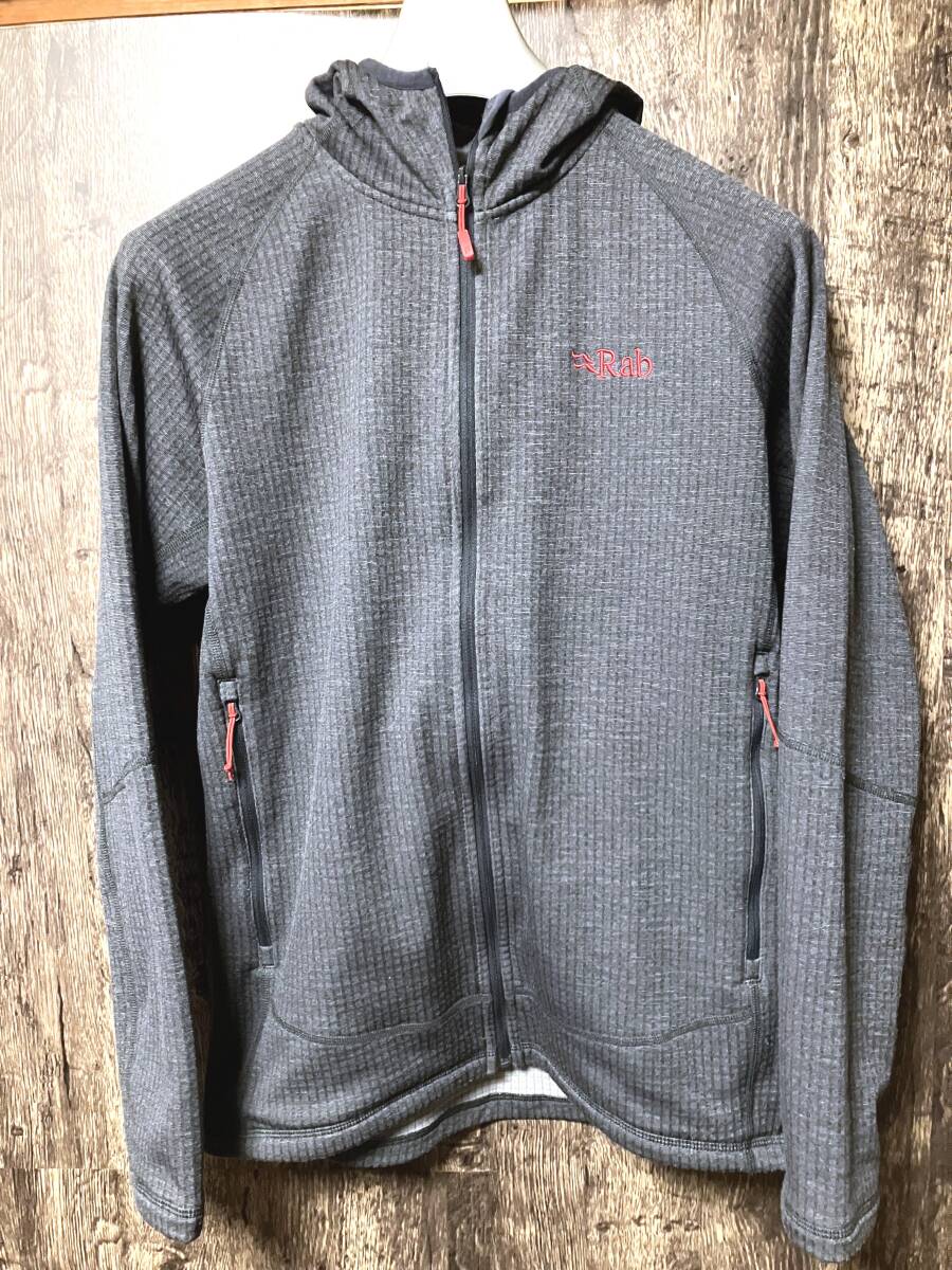 ■美品！●Rab Nucleus Hoody　グレー系●M■