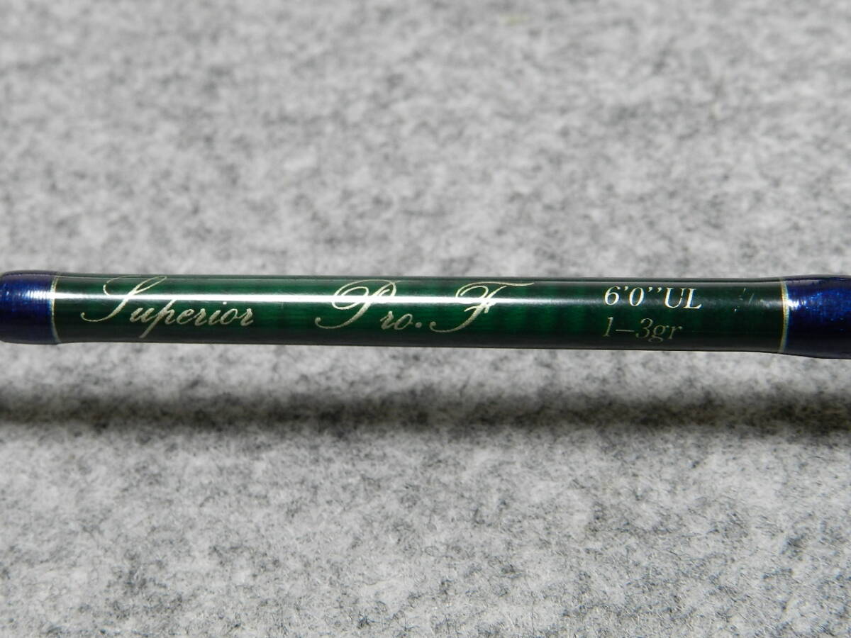 即決　ミッチェル スペリオール プロ　F 6'0"UL 1~3g MITCHILL Superior Pro スーペリア　スーペリオ　コルクグリップに黒ずみ有り_画像9