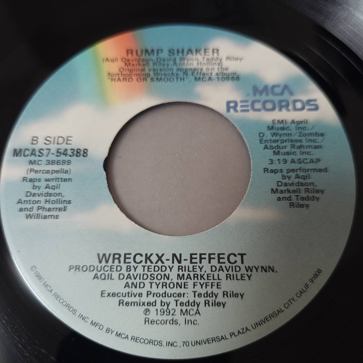 Wrecks-N-Effect - Rump Shaker // MCA Records 7inch / Wreckx-N-Effect Wreckx / Wrecksの画像2