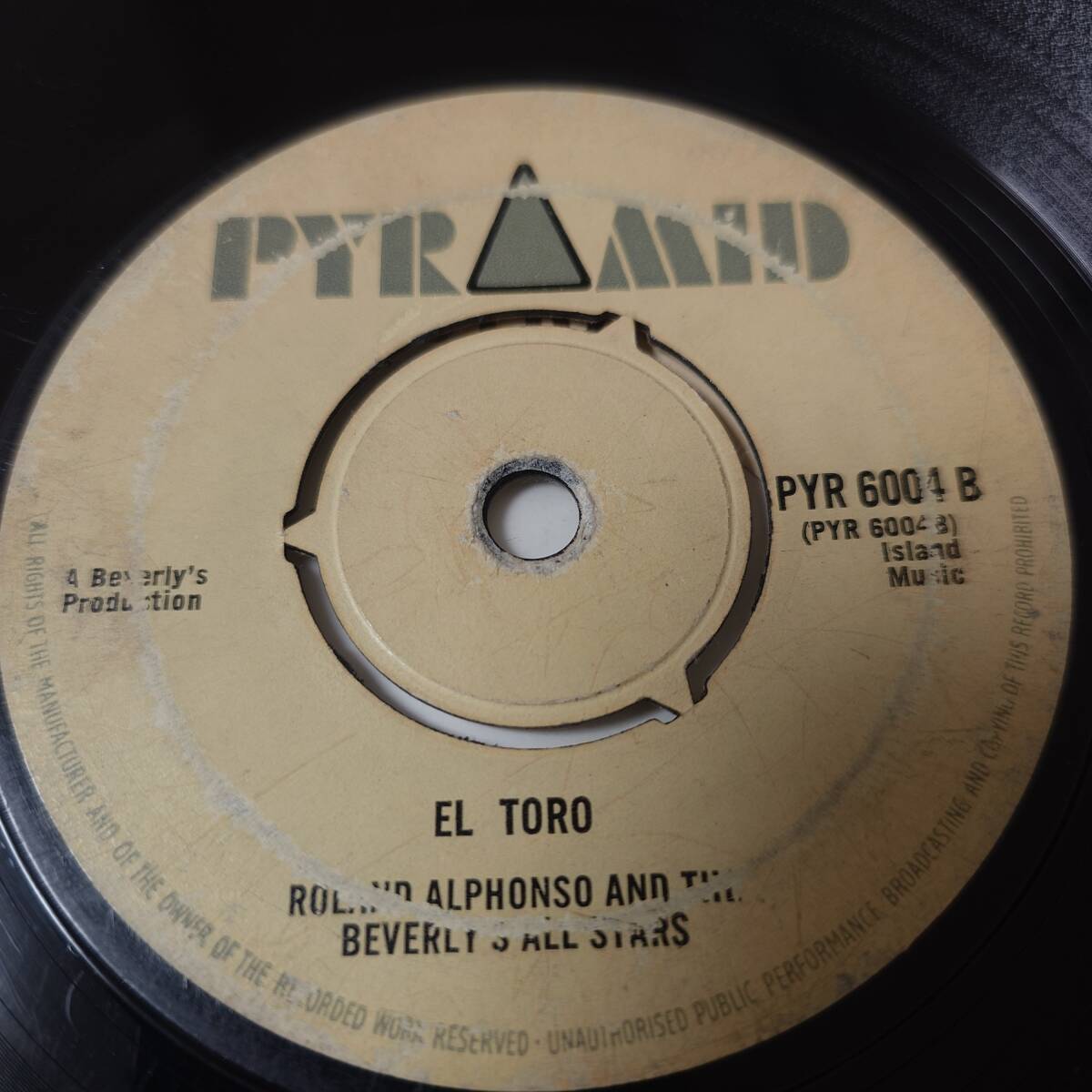 Desmond Dekker & The Aces - 007 / El Toro // Pyramid 7inch / Rocksteadyの画像2