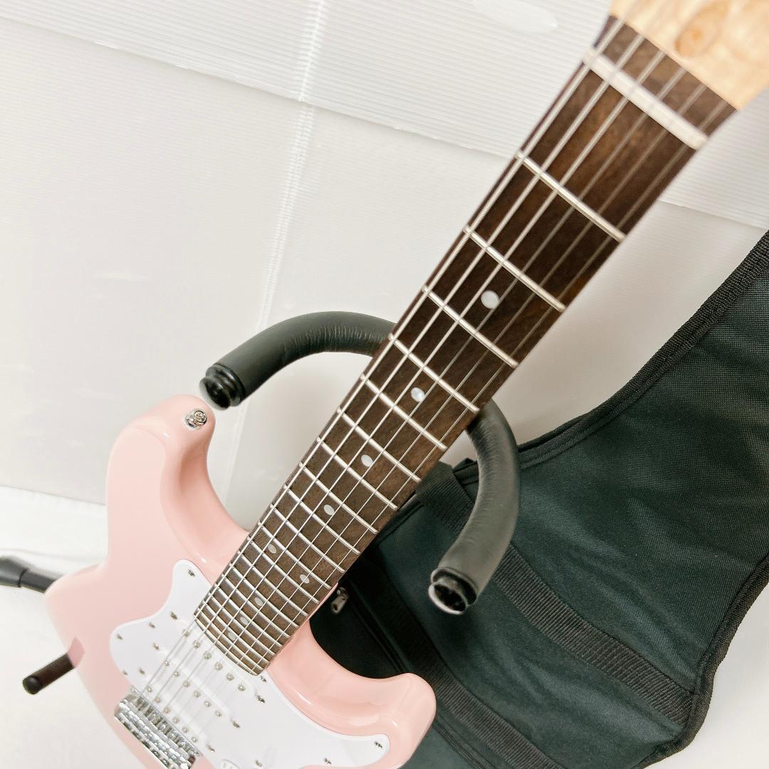 美品 Squier ミニストラトキャスター Mini エレキギター ケース付の画像5