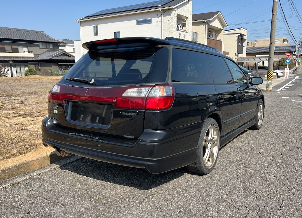 【無事故車！】スバル レガシィ ツーリングワゴン GT-B E-tune 人気のブラックカラー ５速MTターボ車、ほぼフルノーマル車です！_画像4