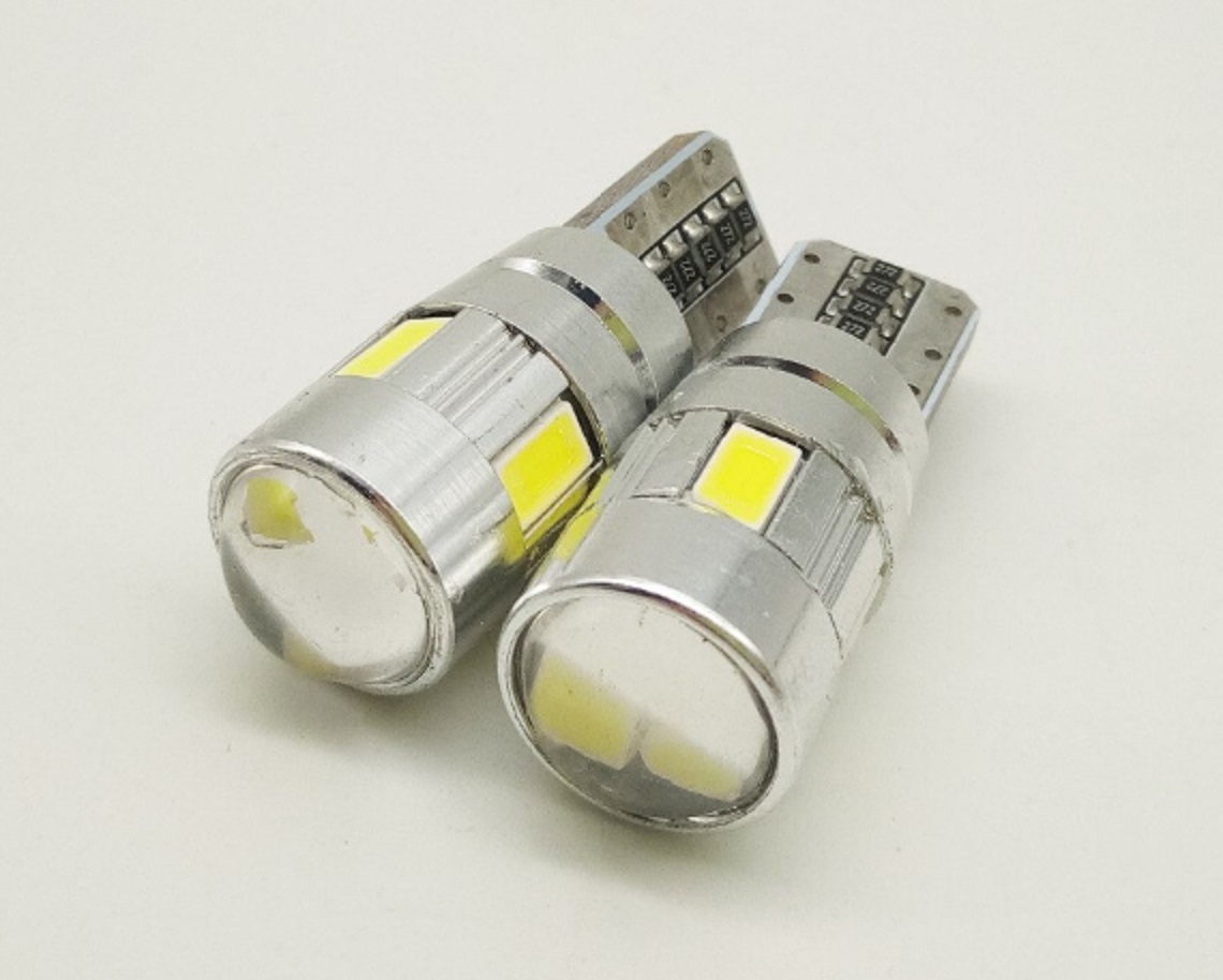 ★匿名配送★衝撃!!30球セット★1円スタート★ T10 Canbus アルミヒートシンク LED バルブ 6SMD 3w ホワイト 30球セット ポジションの画像5