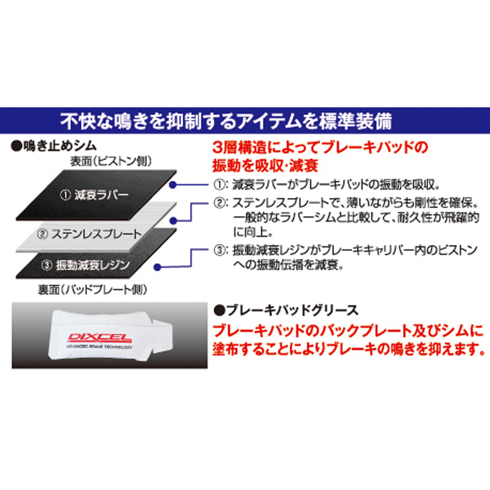 ムーヴ 14/12～ LA150S LA160S NA ターボ ディクセル ブレーキ ディスクローター ブレーキパッド セット KS81114-8039_画像3