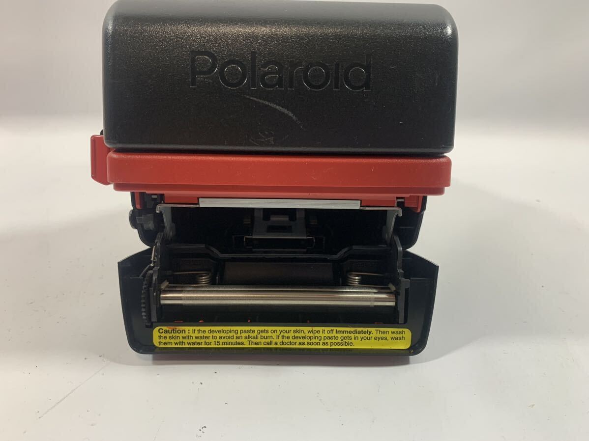 POLAROID Cool Cam 600 ポロライドカメラ レッド インスタントカメラ ジャンク クールカムの画像7