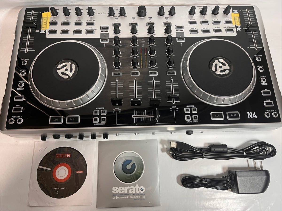Numark N4 DJコントローラー DJ ミキサー 動作良好 音楽機材 DJ機器