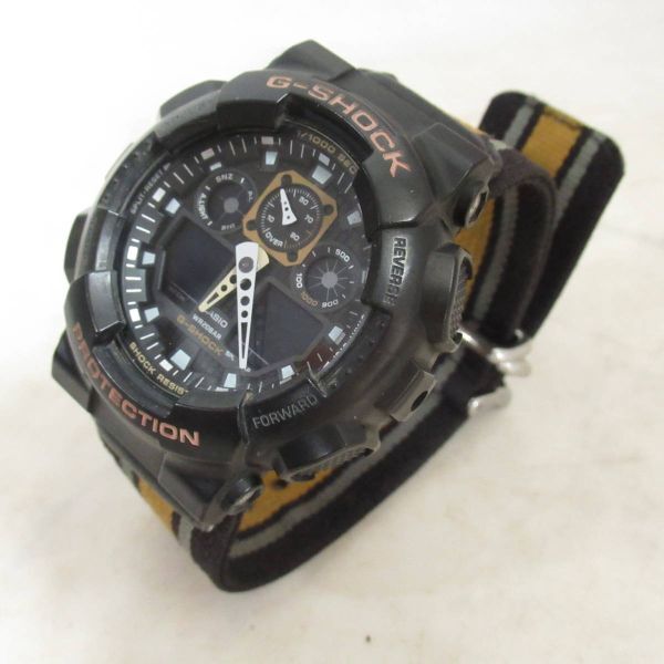 G-SHOCK PROTECTION　腕時計　アナログ/デジタル　MP-MGSA5-1 (TH)　レディース/メンズ　兼用　G-ショック　ブラック/イエロー_画像2