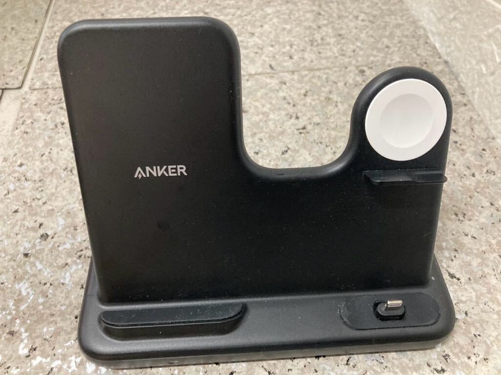 AZ-868.Anker Wireless Charger (4-in-1 Station)ワイヤレス出力/USB急速充電器付属ワイヤレス ホルダー付 MFi認証 iPhone 14 Apple Watch_画像2