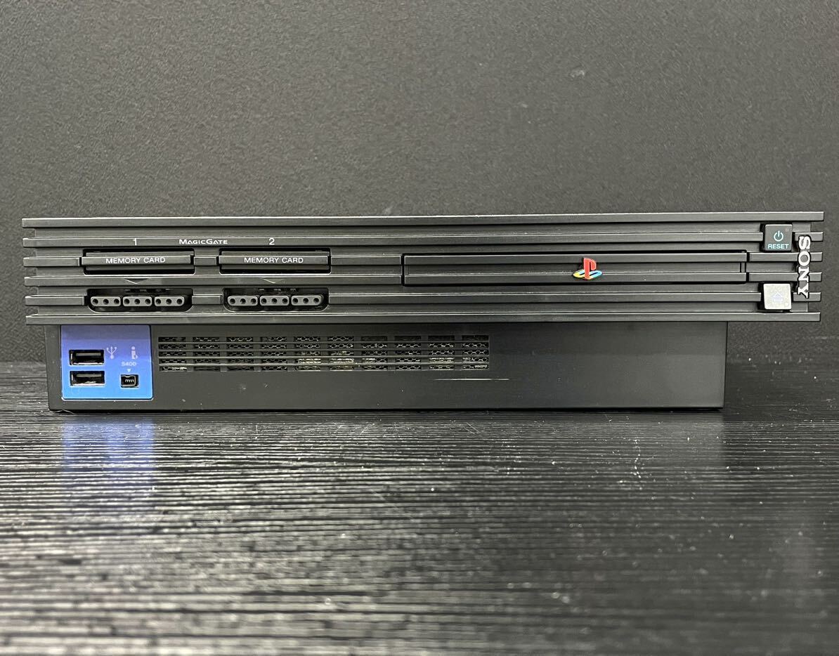 【Z26】 1円スタート SONY SCPH-18000 Playstation2 ソニー プレイステーション2 コントローラー PS2 付属品あり_画像2