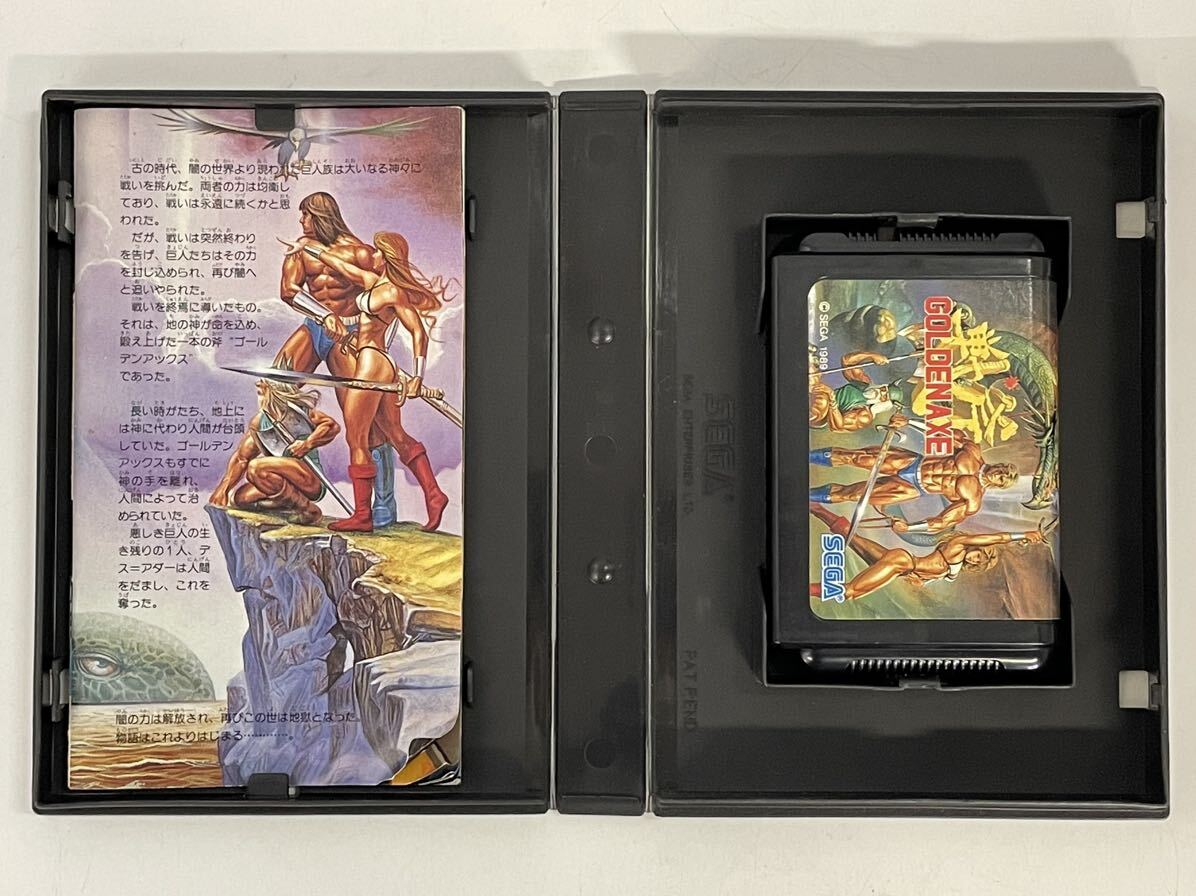 [K16] 1 jpy start SEGA GOLDEN AXE Mega Drive Cartridge Sega Golden Axe Mega Drive exclusive use game soft 