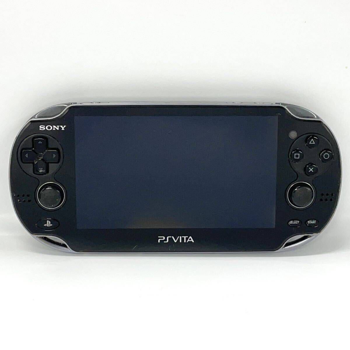 【3T17】 1円スタート SONY PSVITA PCH-1100 PlayStation Vita ソニー プレイステーション ヴィータ ブラック PS ゲーム機_画像1