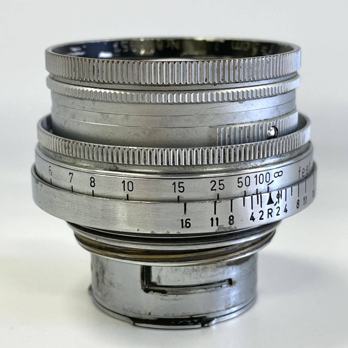 【3M69】1円スタート Leica Ernst Leitz Wetzlar Summitar f=5cm 1:2 ライカ エルンスト ライツ ウェッツラー ズミタール カメラレンズの画像6
