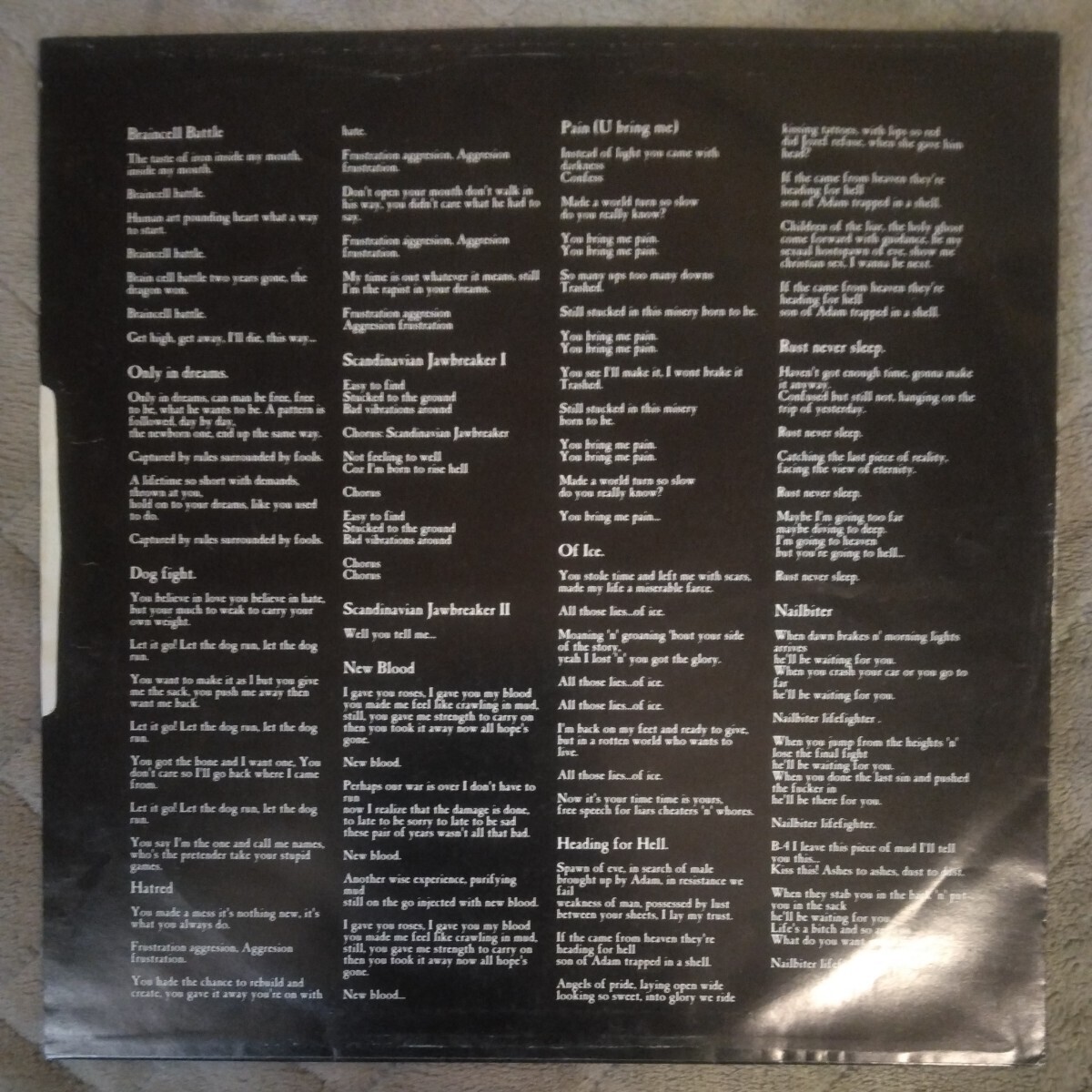 激レア ANTI CIMEX/SCANDINAVIAN JAWBREAKER LP VINYL JAPAN オリジナル盤 discharge shitlickersの画像4