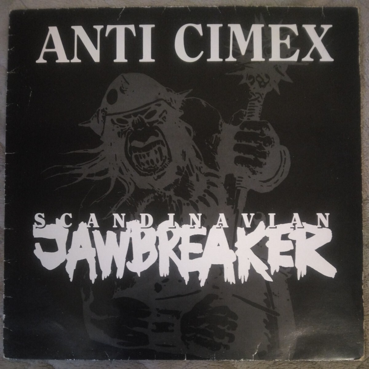 激レア ANTI CIMEX/SCANDINAVIAN JAWBREAKER LP VINYL JAPAN オリジナル盤 discharge shitlickersの画像1
