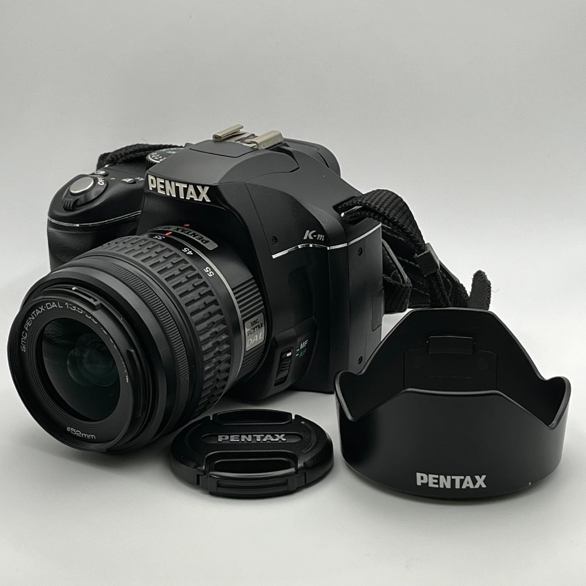PENTAX K-m ペンタックス デジタル一眼レフ 約1020万画素 CCDセンサー搭載 + smc PENTAX-DA L 18-55mm f3.5-5.6 AL 標準ズームレンズ
