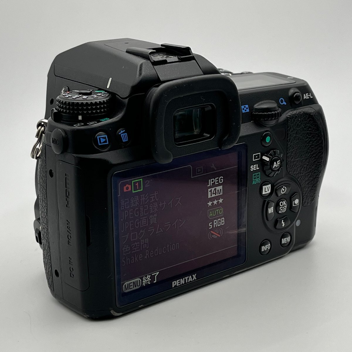 PENTAX K-7 ペンタックス デジタル一眼レフカメラ 約1460万画素 ガラスプリズムファインダー 手ブレ補正機構 動画撮影機能 搭載 現状品の画像5
