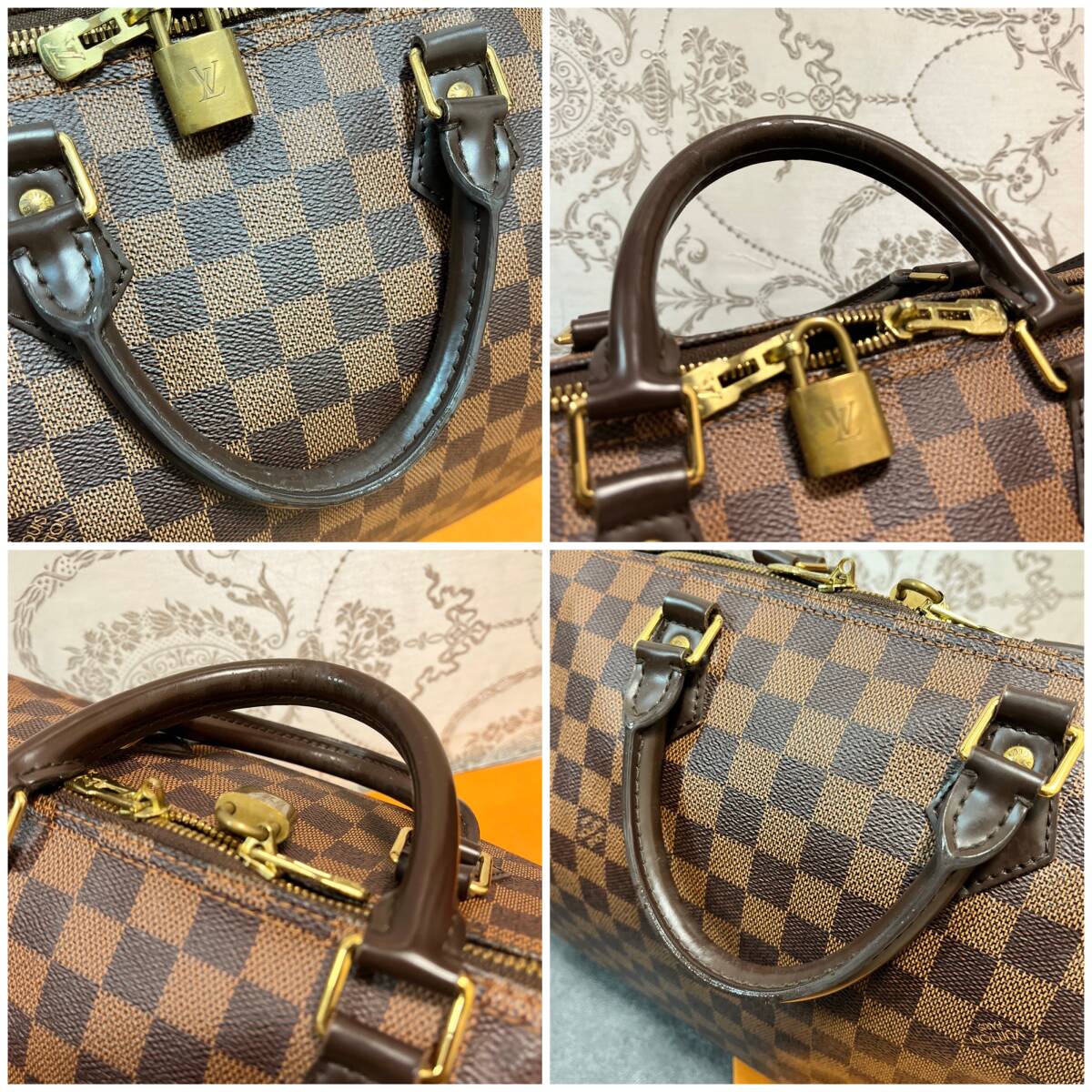 ◆◇ 極美品 LOUIS VUITTON ルイヴィトン スピーディ 35 バンドリエール ダミエ N41366 ハンドバッグ 正規品 ビトン 563 ◇◆_画像6