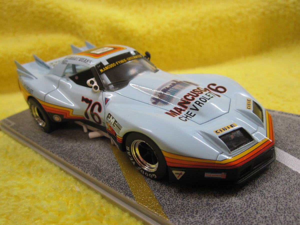 BIZARRE BZ132 1/43 MANCUSO CORVETTE GREENWOOD IMSA 1977 P BIZARRE BZ132 1/43 MANCUSO CORVETTE GREENWOOD IMSA 1977 P