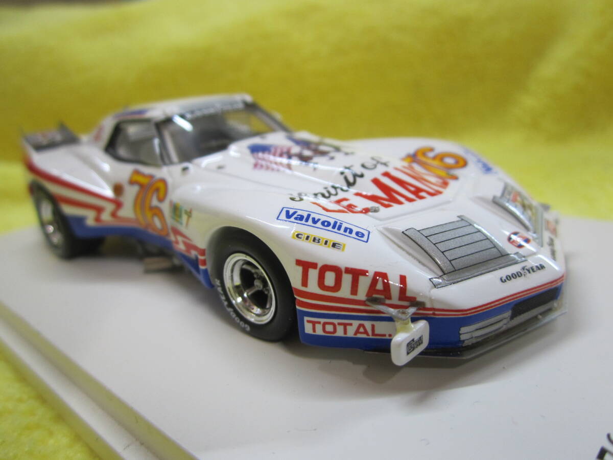 TSM 114329 1/43 1976 Chevrolet Corvette Spirt of Le Mans GREENWOOD #76（C3 シボレー コルベット グリーンウッド