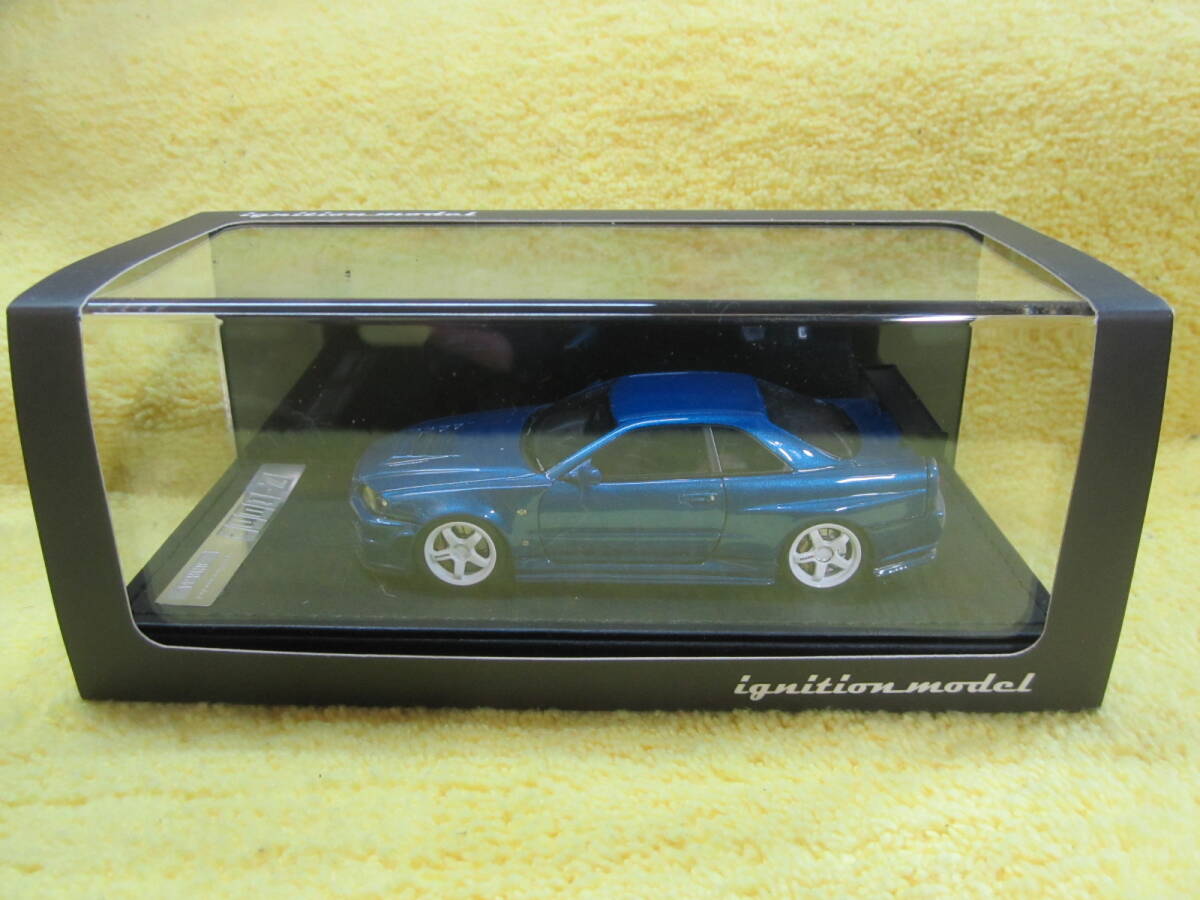 IG 0791 1/43 Nismo R34 SKYLINE GT-R Z-tune Bayside Blue IG 0791 1/43 Nismo R34 SKYLINE GT-R Z-tune Bayside Blue