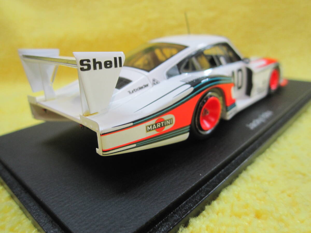 Racing on特注 Spark 1/43 MARTINI PORSCHE 935/78 Moby Dick #40 ジャッキー イクス 直筆サイン入り（ポルシェ モビーディック マルティニの画像9