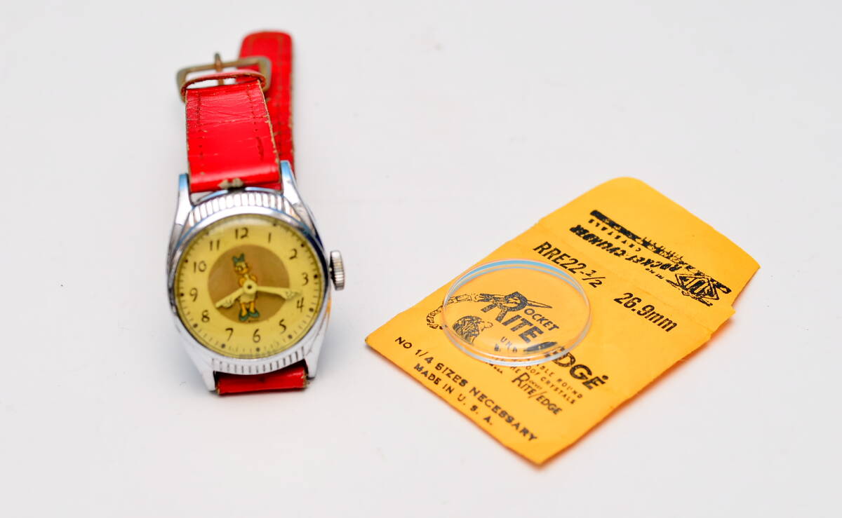  Vintage супер ценный Ingersoll 48\' Дэйзи Duck ручной завод наручные часы Disney 