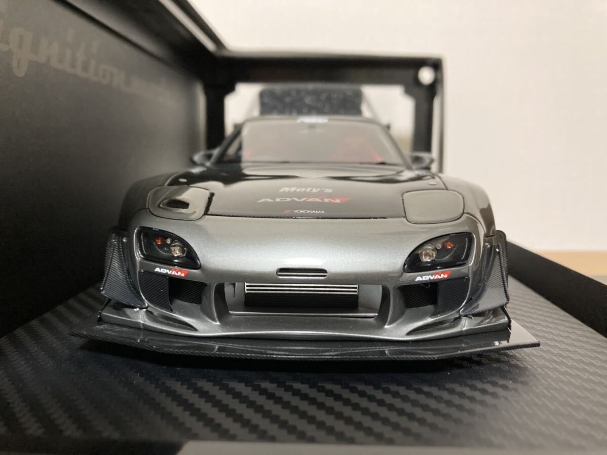 イグニッションモデル ignition model 1/18 FEED Afflux GT3 マツダ RX-7 FD3S Gun Metallic IG2960 ロータリーの画像5