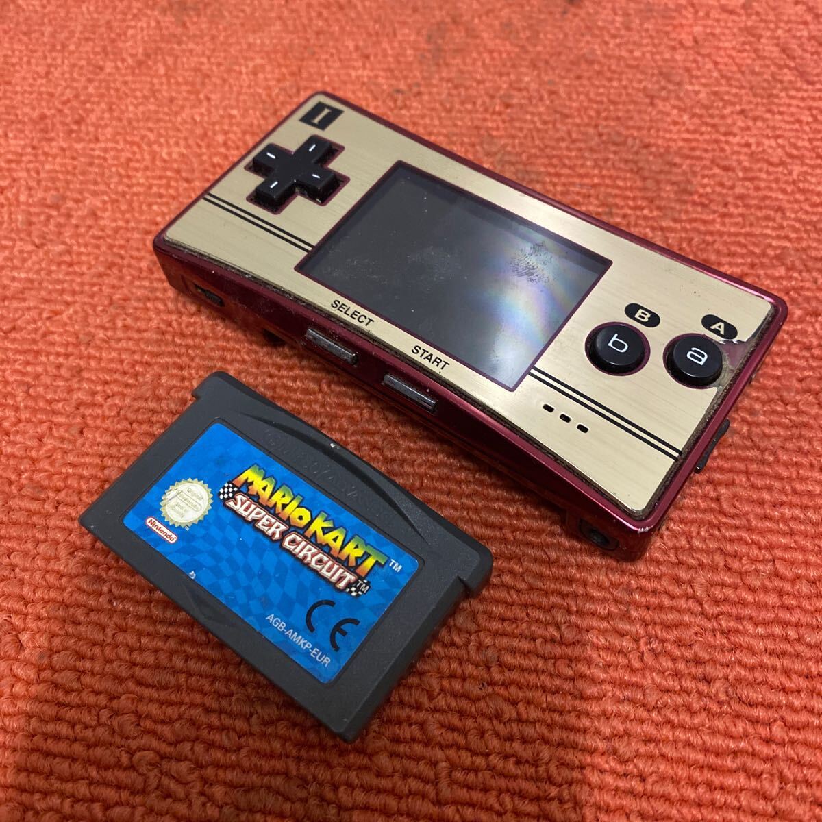 ゲームボーイミクロ Nintendo 任天堂 GAMEBOY micro OXY-001 ソフト付き 中古品の画像1