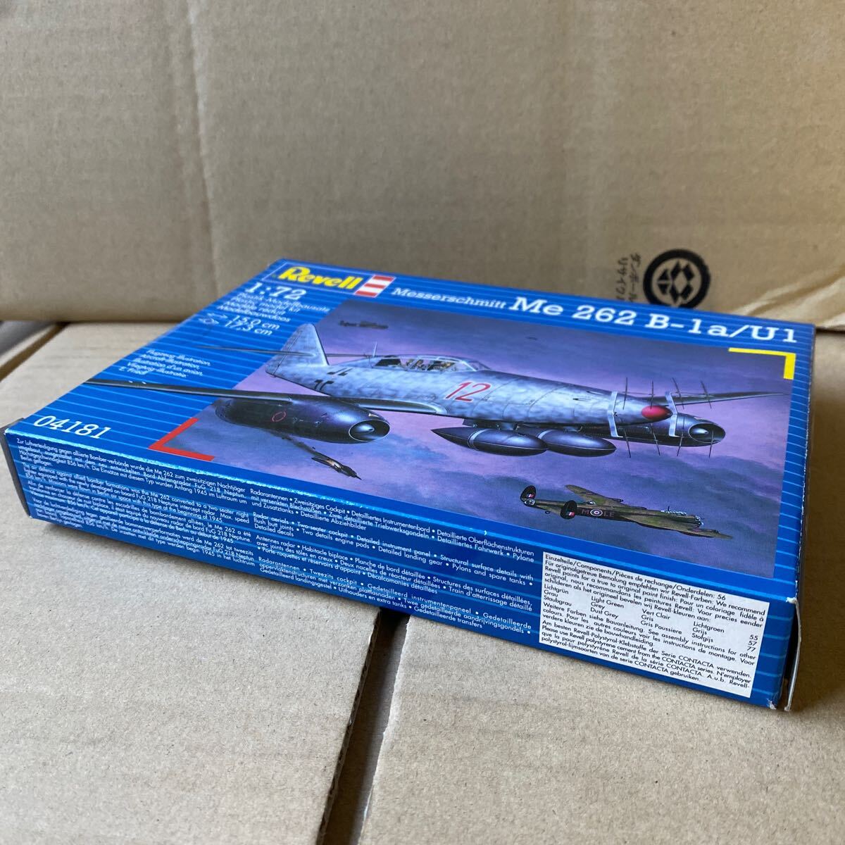 未開封 レベル 1/72 メッサーシュミット ME262 B-1/U1 夜間戦闘機_画像2