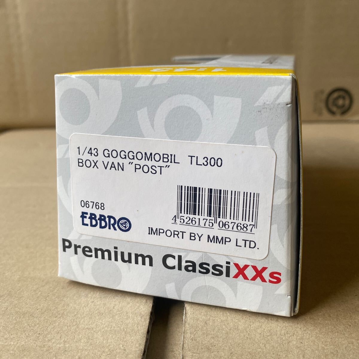 未使用 1/43 エブロ GOGGOMOBIL TL300 BOX VAN POST Premium ClassiXXs ミニカー の画像3