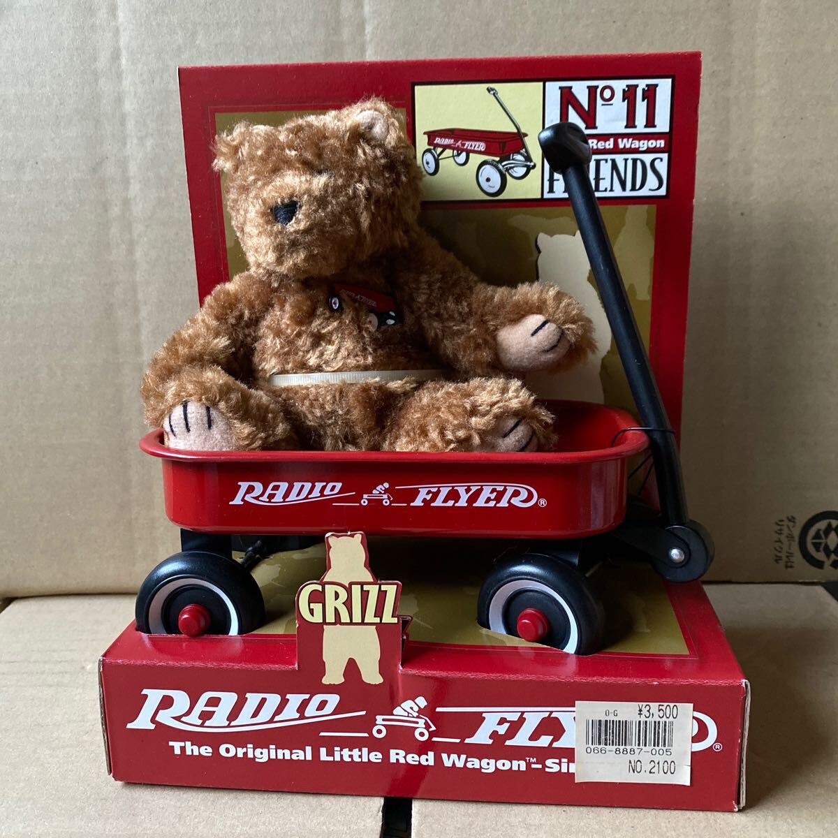 未使用 RADIO FLYER ラジオフライヤー #WF11 テディベア くま ぬいぐるみ の画像1