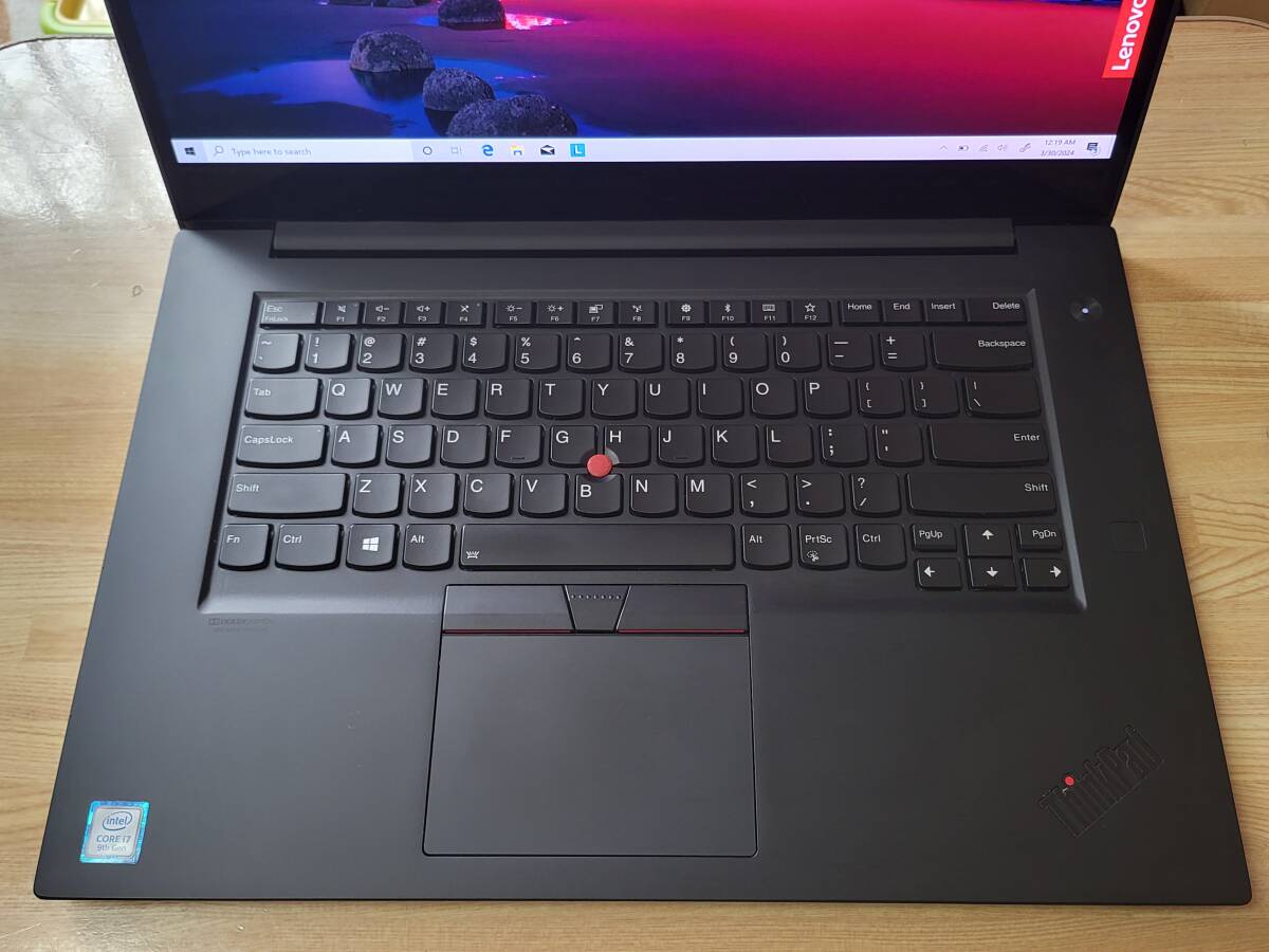 ◆◇Lenovo ThinkPad X1 Extreme Gen2 i7-9750H/64GB/2TB 15.6 UHD OLED◇◆の画像3