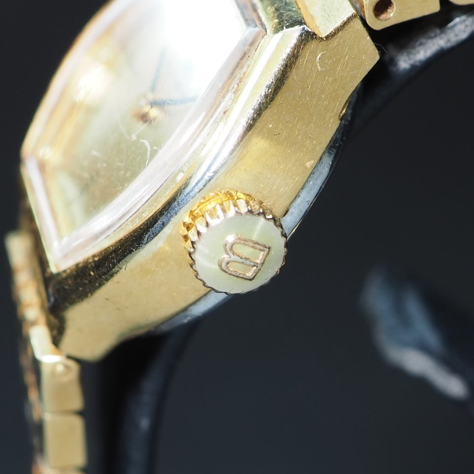BUCHERER ブヘラー ブッフェラー トノー型 手巻 一体型 GP カクテルウォッチ レディース 腕時計 SWISS MADE「-」_画像4