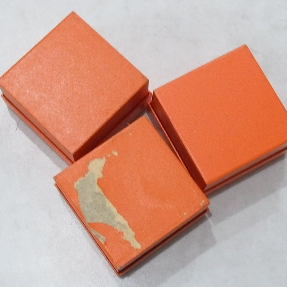 【HERMES 純正外箱 ３箱セット】エルメス 空箱 外箱 オレンジ色の画像4