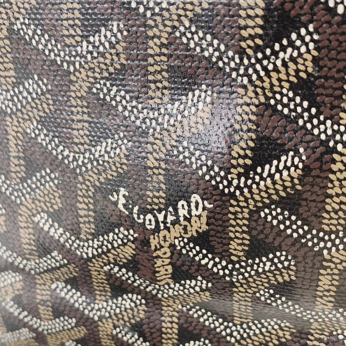 Goyard ゴヤール PVC トートバッグ ポーチ付き 高級 ブランド 有名 おすすめ 大人気 ヴィンテージ レア_画像2