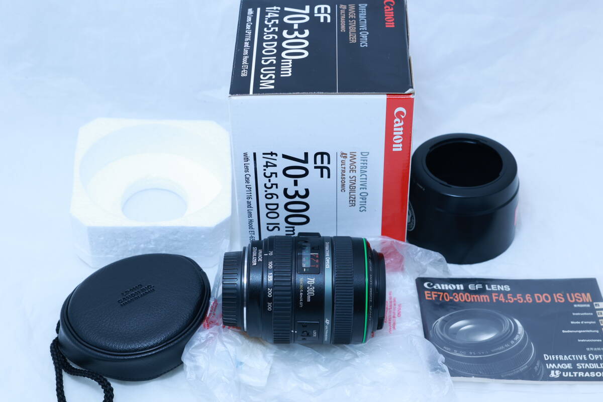 極美品　CANON　Canon EF 70-300mm F4.5-5.6 DO IS USM GFX50SⅡ使用可能_画像1