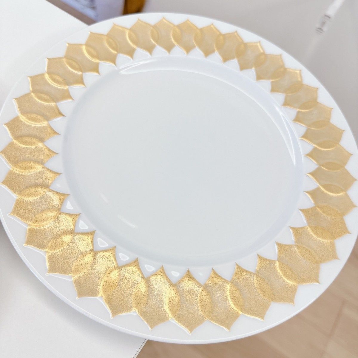 ローゼンタール ロータス 大皿 メイン皿 パーティー皿 ゴールド 金彩 18 アンティーク ヴィンテージ ディナープレート