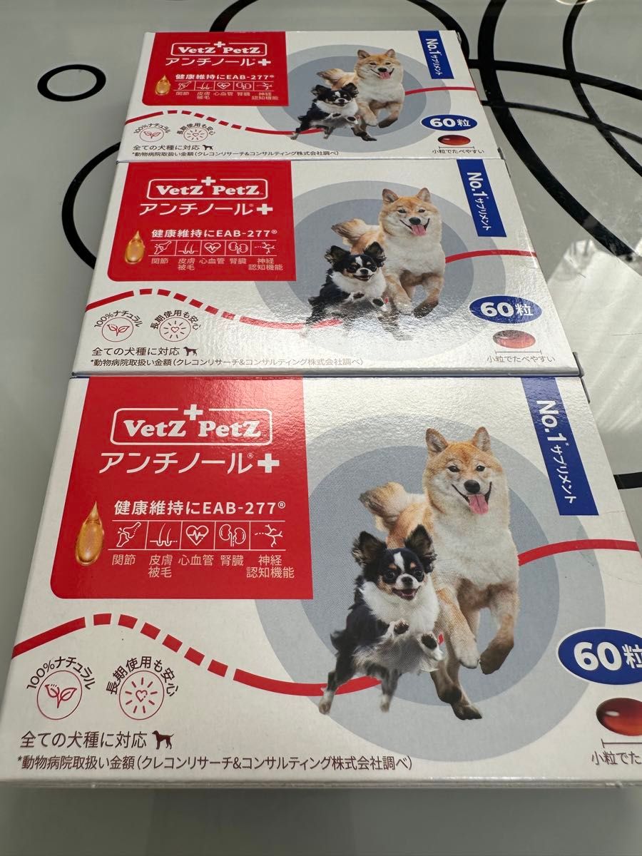 犬用 アンチノール 60粒 3箱 - 犬用品