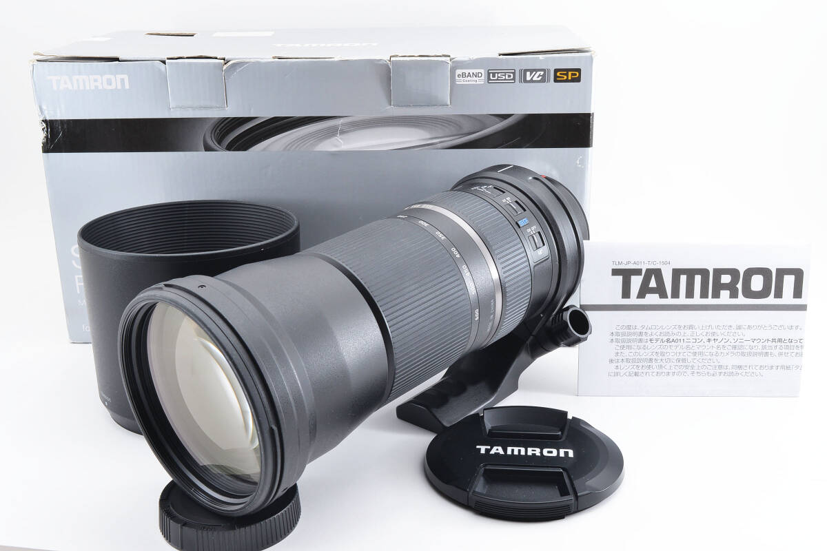 TAMRON 超望遠ズームレンズ SP 150-600mm F5-6.3 Di VC USD キヤノン用 フルサイズ対応　C745