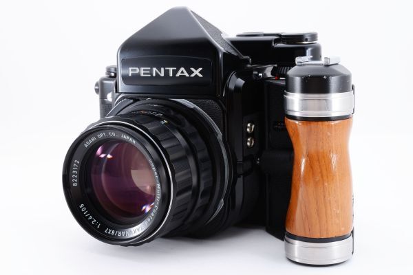 [完動品　美品　レンズオーバーホール済み] PENTAX 6×7 TAKUMAR 105mm F2.4 中判カメラ ペンタックス 67 フィルムカメラ　C1050_画像3