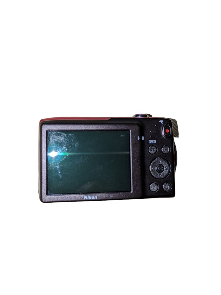  Nikon ニコン コンパクトデジタルカメラ COOLPIX S3300 ストロベリーピンク 動作品 _画像2